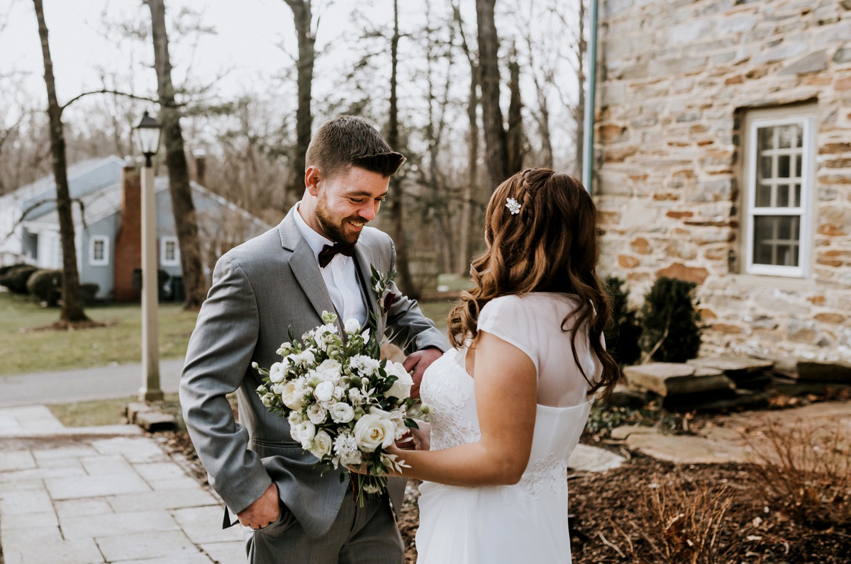 19 The Inn At Glencairn Winter Wedding Inspiration Winter Elopement Princeton Wedding Photographer NJ Wedding Photographer