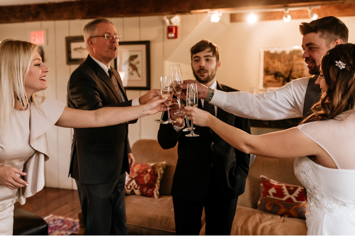 32 The Inn At Glencairn Destination Wedding Photographer Winter Elopement New Jersey Wedding Photographer Intimate Wedding
