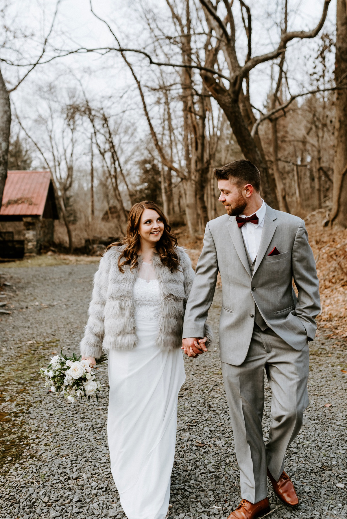 44 The Inn At Glencairn Destination Wedding Photographer Winter Elopement New Jersey Wedding Photographer Intimate Wedding