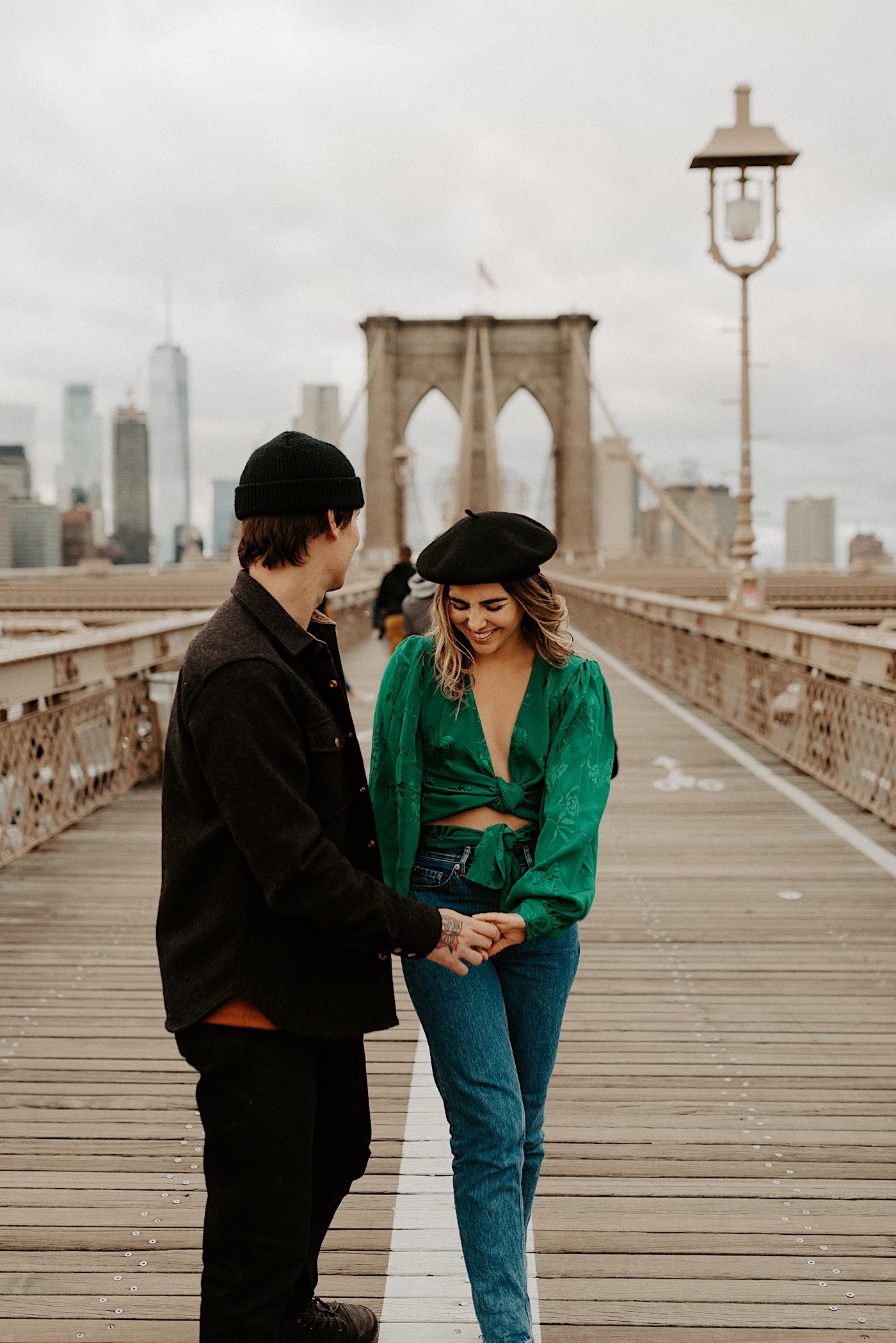 Brooklyn Bridge Engagement Photos Brooklyn Engagement Session 004