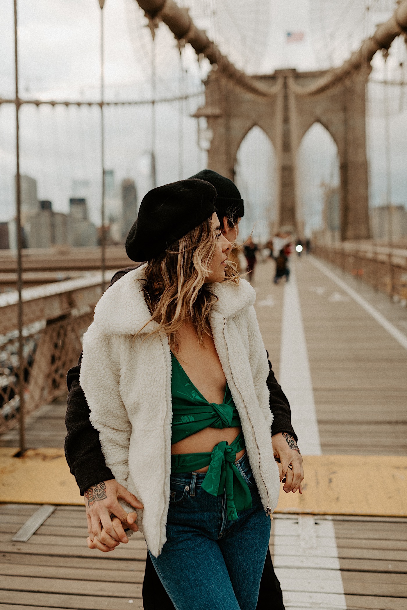 Brooklyn Bridge Engagement Photos Brooklyn Engagement Session 012