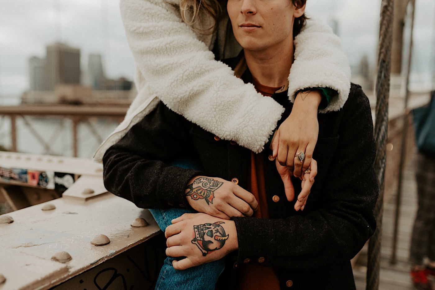 Brooklyn Bridge Engagement Photos Brooklyn Engagement Session 014
