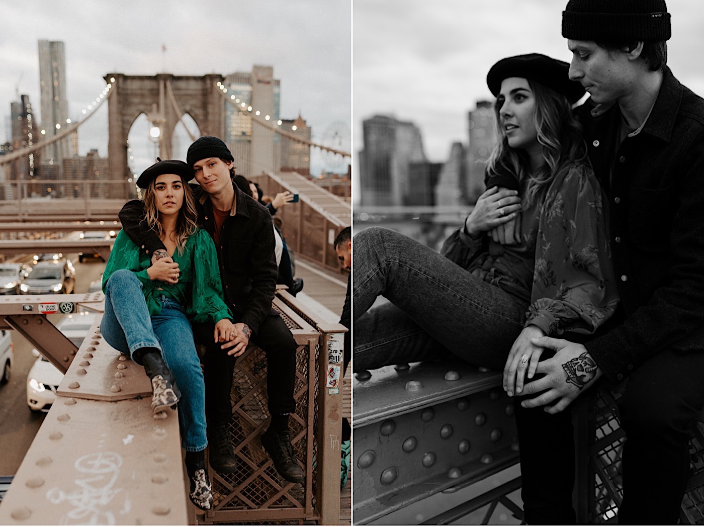 Brooklyn Bridge Engagement Photos Brooklyn Engagement Session 019