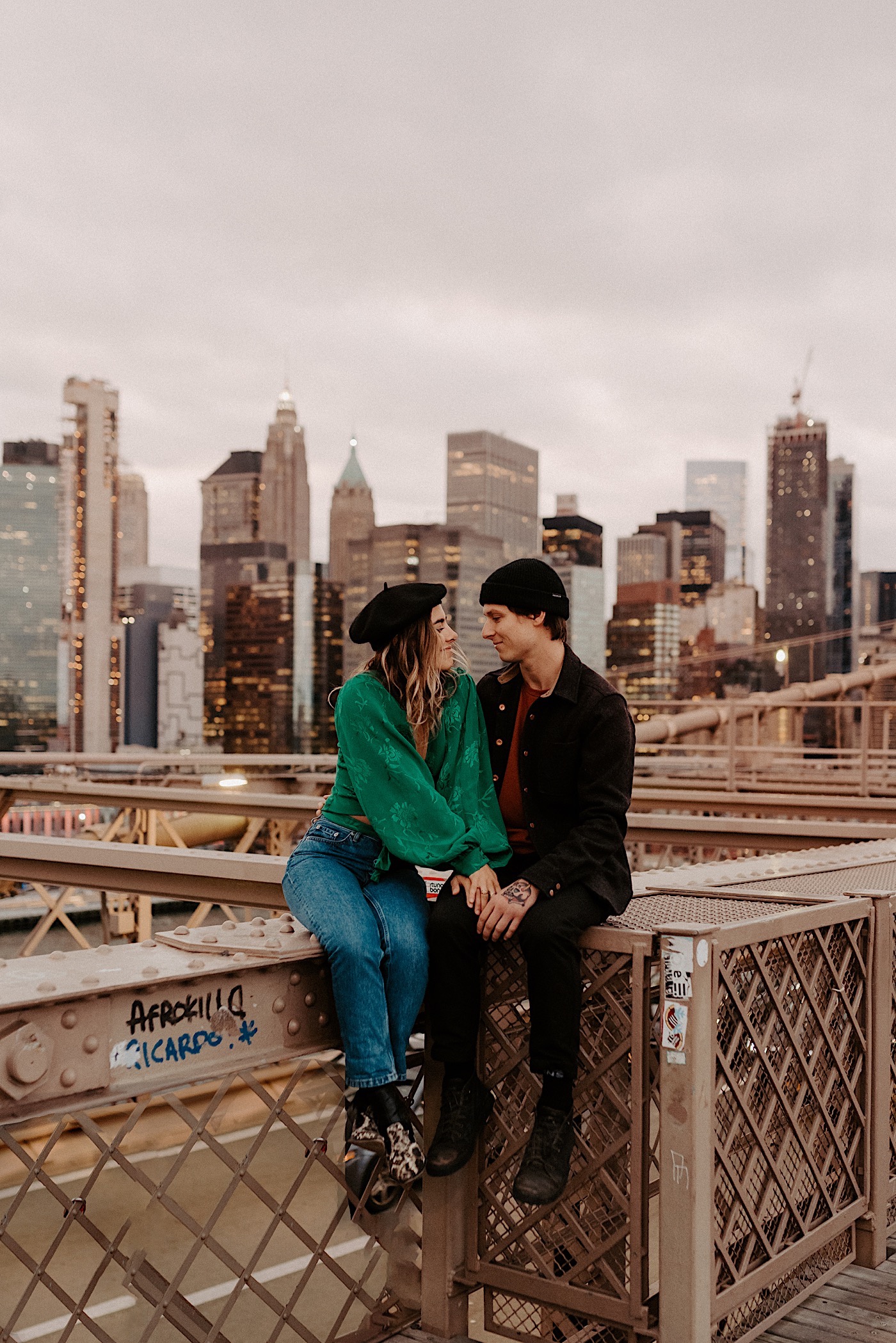 Brooklyn Bridge Engagement Photos Brooklyn Engagement Session 020