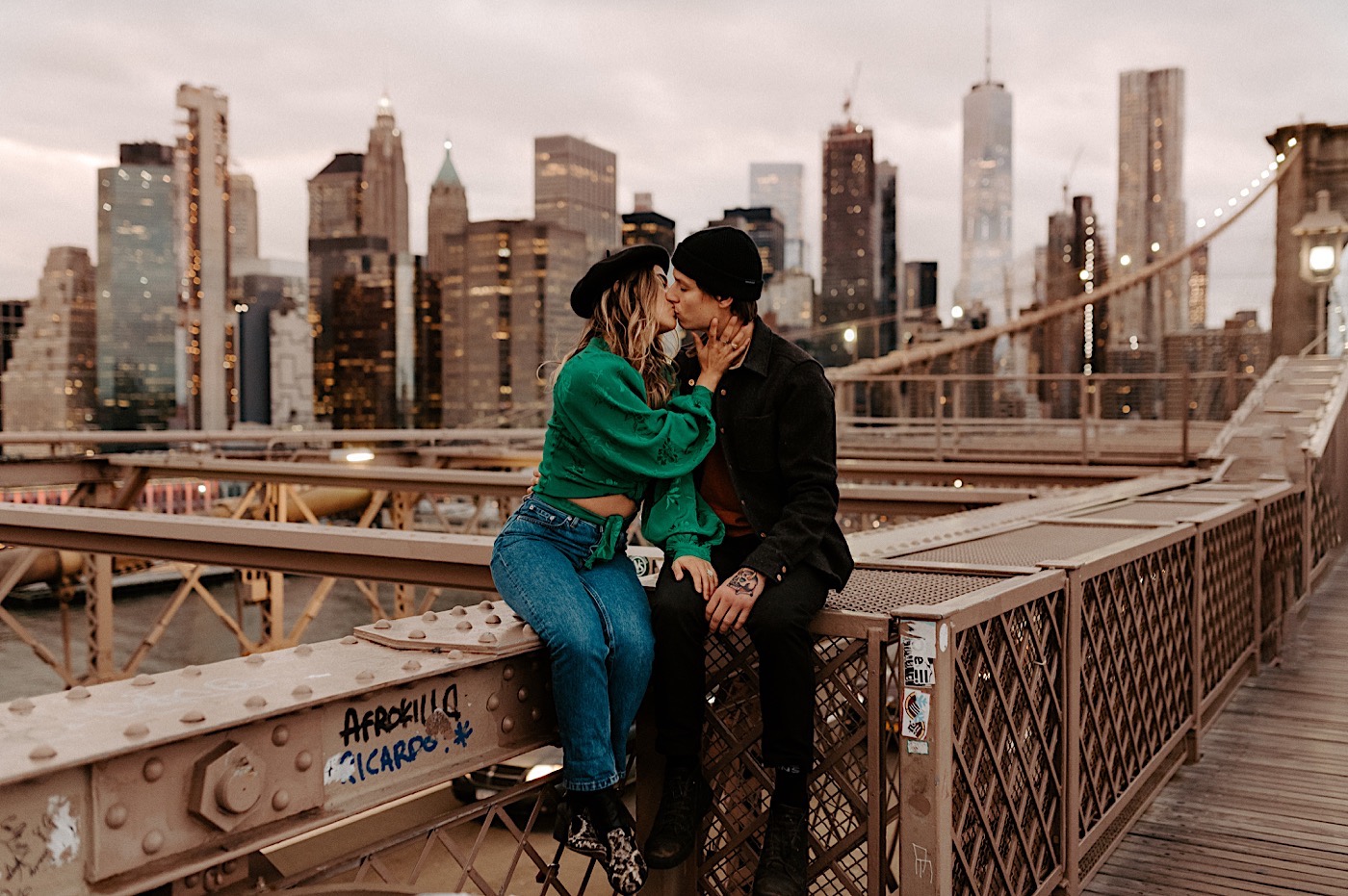 Brooklyn Bridge Engagement Photos Brooklyn Engagement Session 021