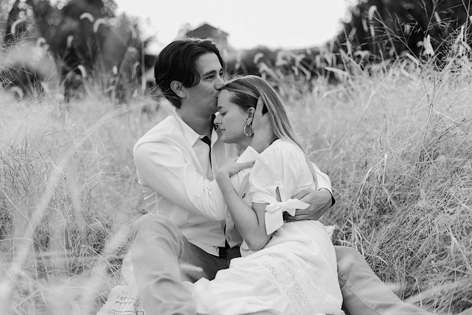 Fall Golden Field Enagement Session New Jersey Wedding Photographer 03