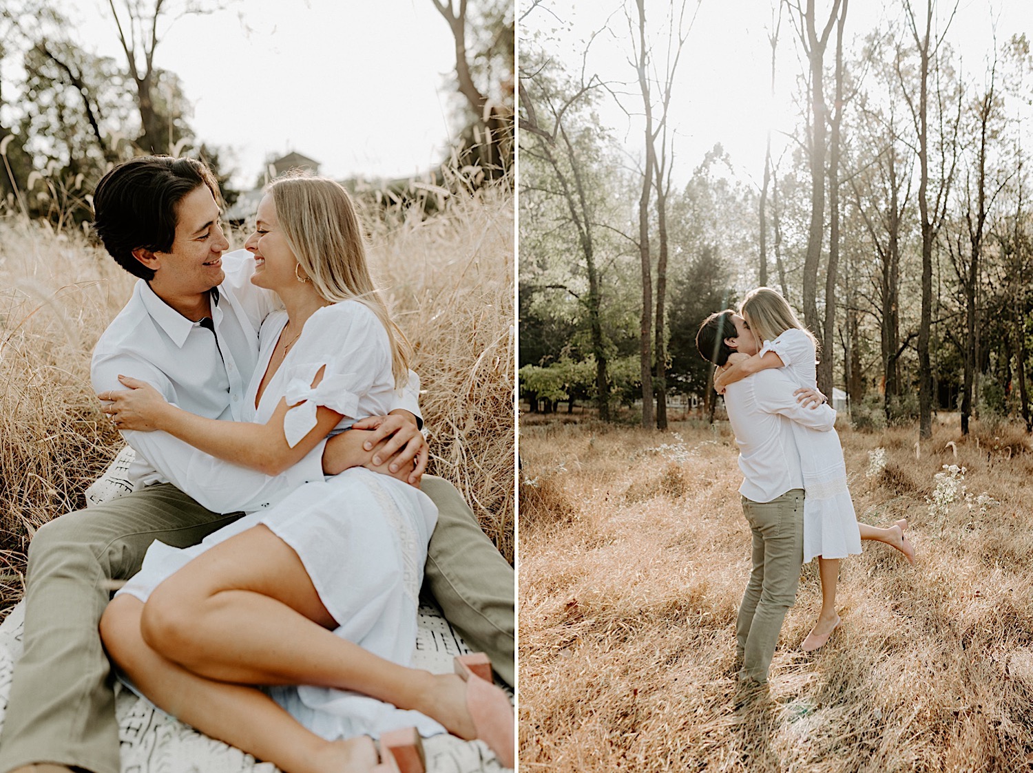 010 Woolverton Inn Engagement Photos New Jersey Wedding Venue NJ Wedding Photographer Golden Field Engagement Photos