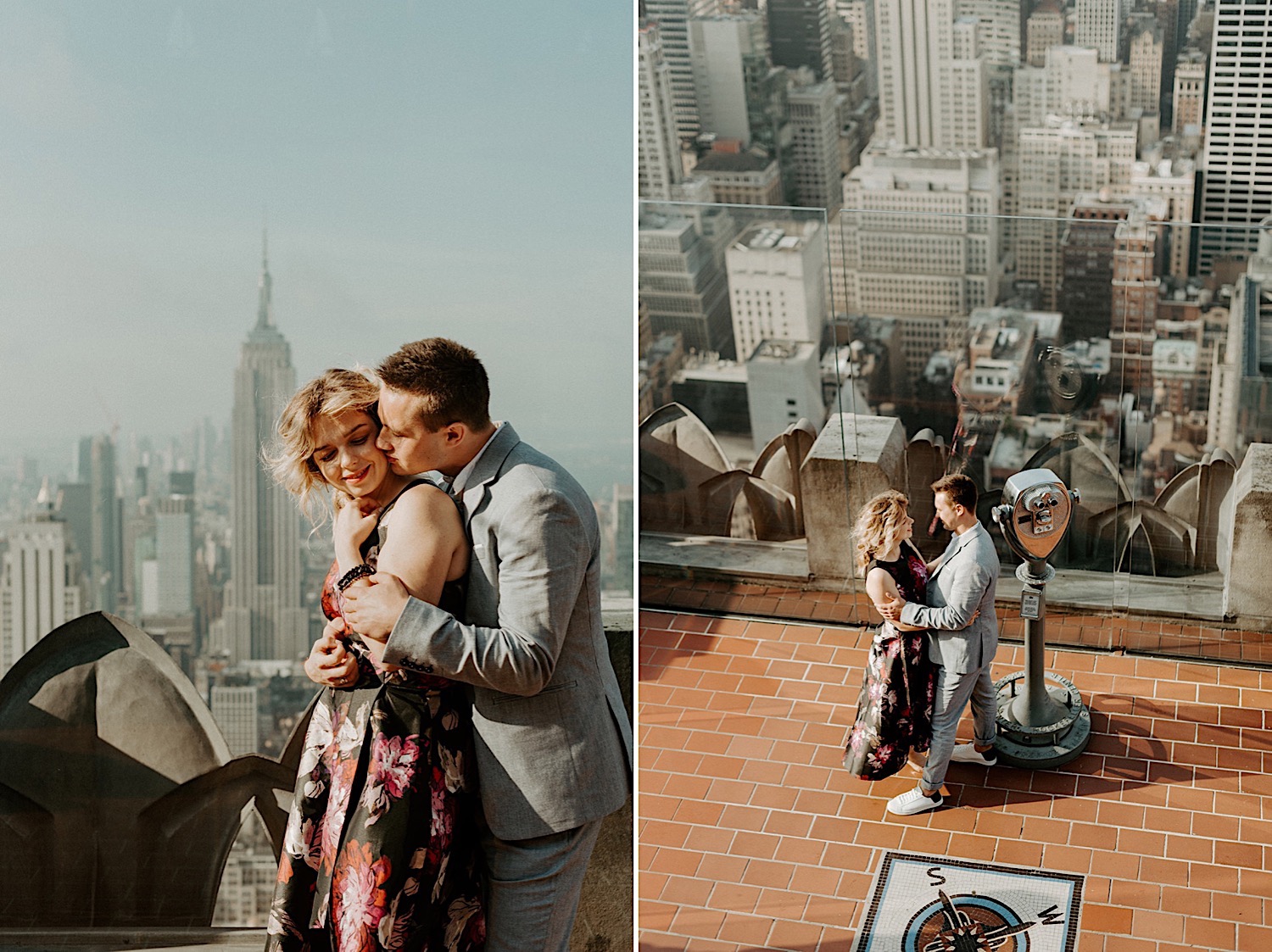019 Top Of The Rock Engagement Photos NYC Engagement New York Wedding Photographer