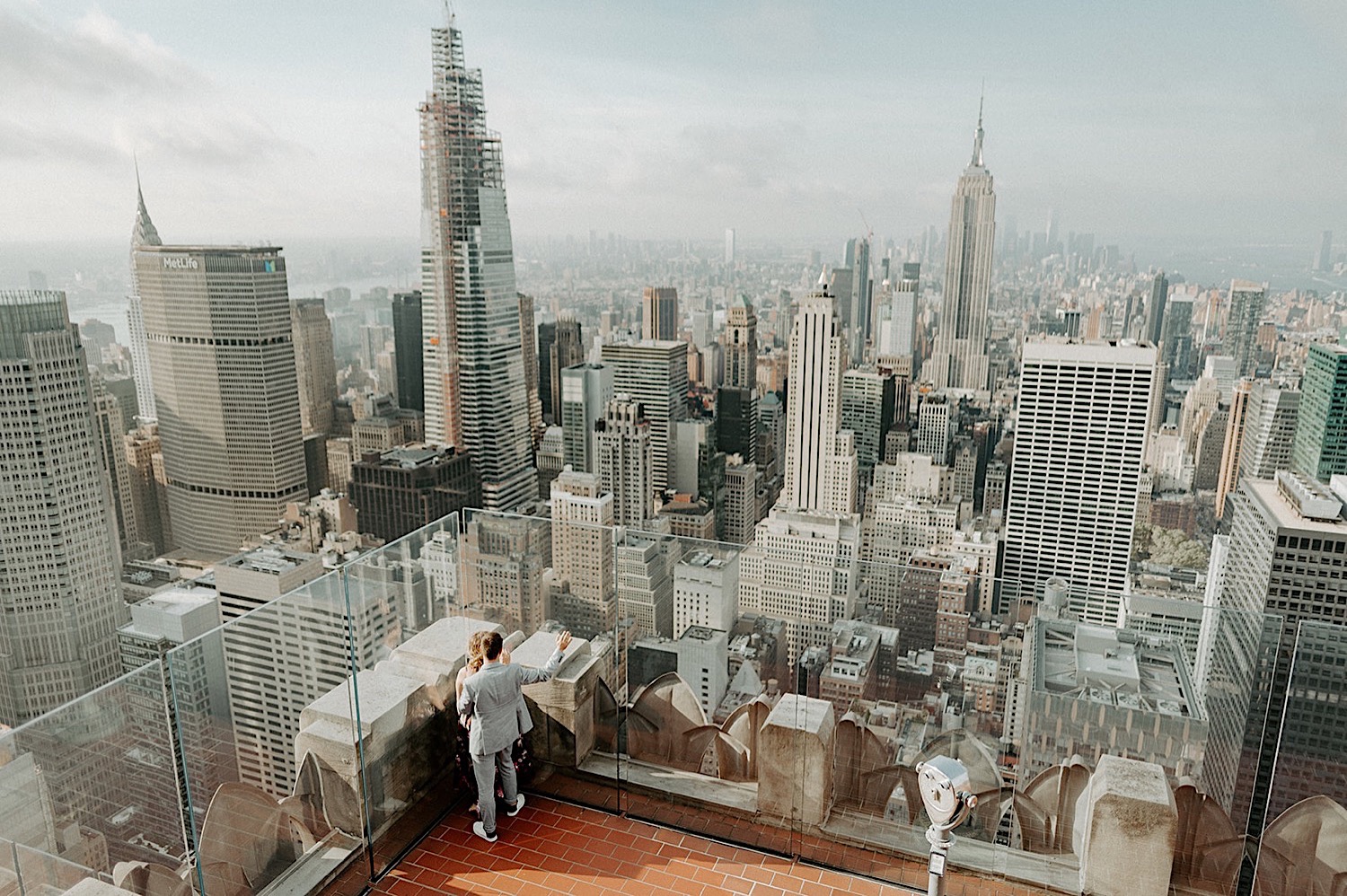 020 Top Of The Rock Engagement Photos NYC Engagement New York Wedding Photographer