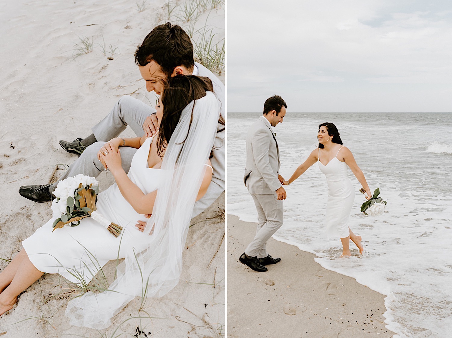 023 Sea Bright Wedding Beach Wedding Photos New Jersey Shore Wedding Nj Wedding Photographer Beach Elopement Photos