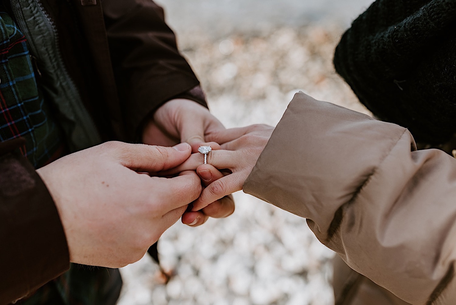 050 Brooklyn Bridge Engagement Photos Brooklyn Engagement Session NYC Wedding Photographer Engagement Ring