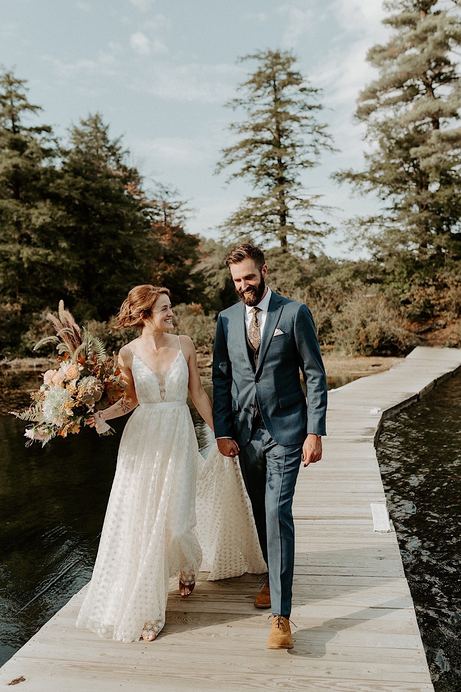 053 Lakeside Wedding Outdoor Wedding Boho Inspiration Wedding Destination Wedding Maine Wedding Connecticut Wedding Photographer Boston Wedding Photographer