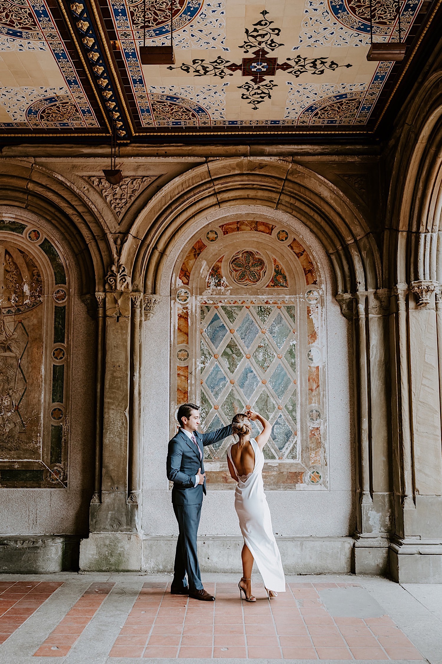 088 Central Park Elopement Bethesda Fountain Wedding Photos New York Wedding Photographer Central Park Wedding Photos