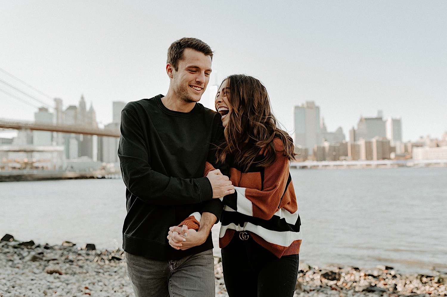118 Brooklyn Bridge Engagement Photos Brooklyn Engagement Session NYC Wedding Photographer