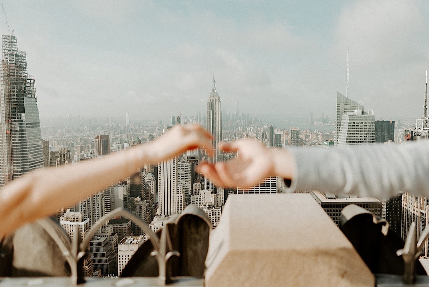 121 Top Of The Rock Engagement Photos NYC Engagement New York Wedding Photographer