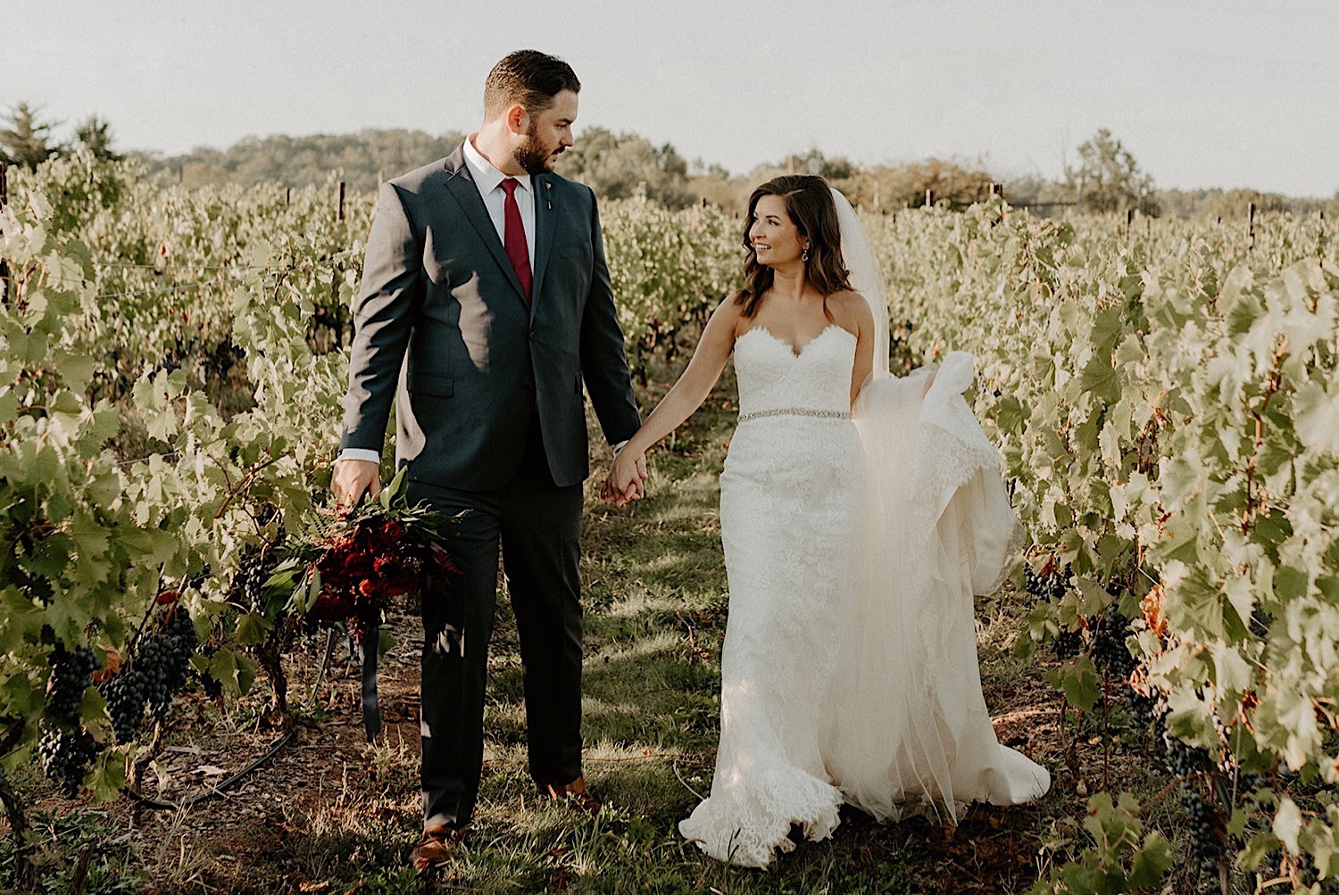 130 Hopewell Valley Vineyards Wedding New Jersey Wedding Photographer Vineyards Wedding Burgundy Wedding Inspiration Boho Wedding Inspiration