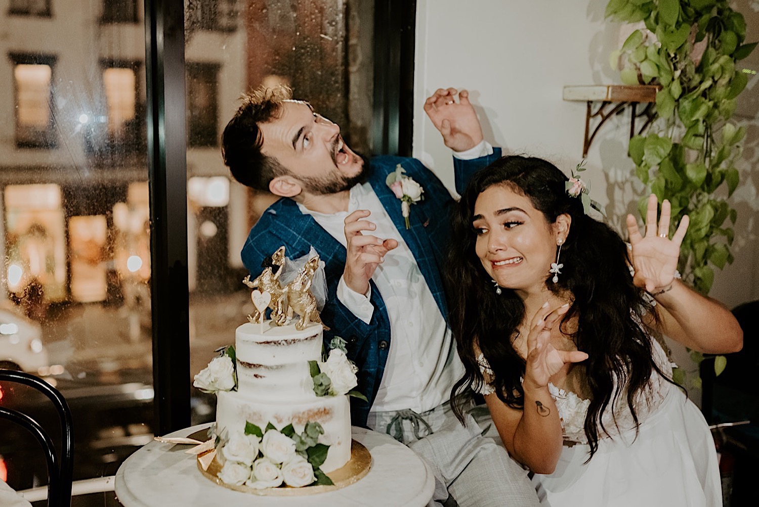 156 Brooklyn Rooftop Wedding New York Wedding Photographer Brooklyn Dumbo Elopement Williamsburg Wedding