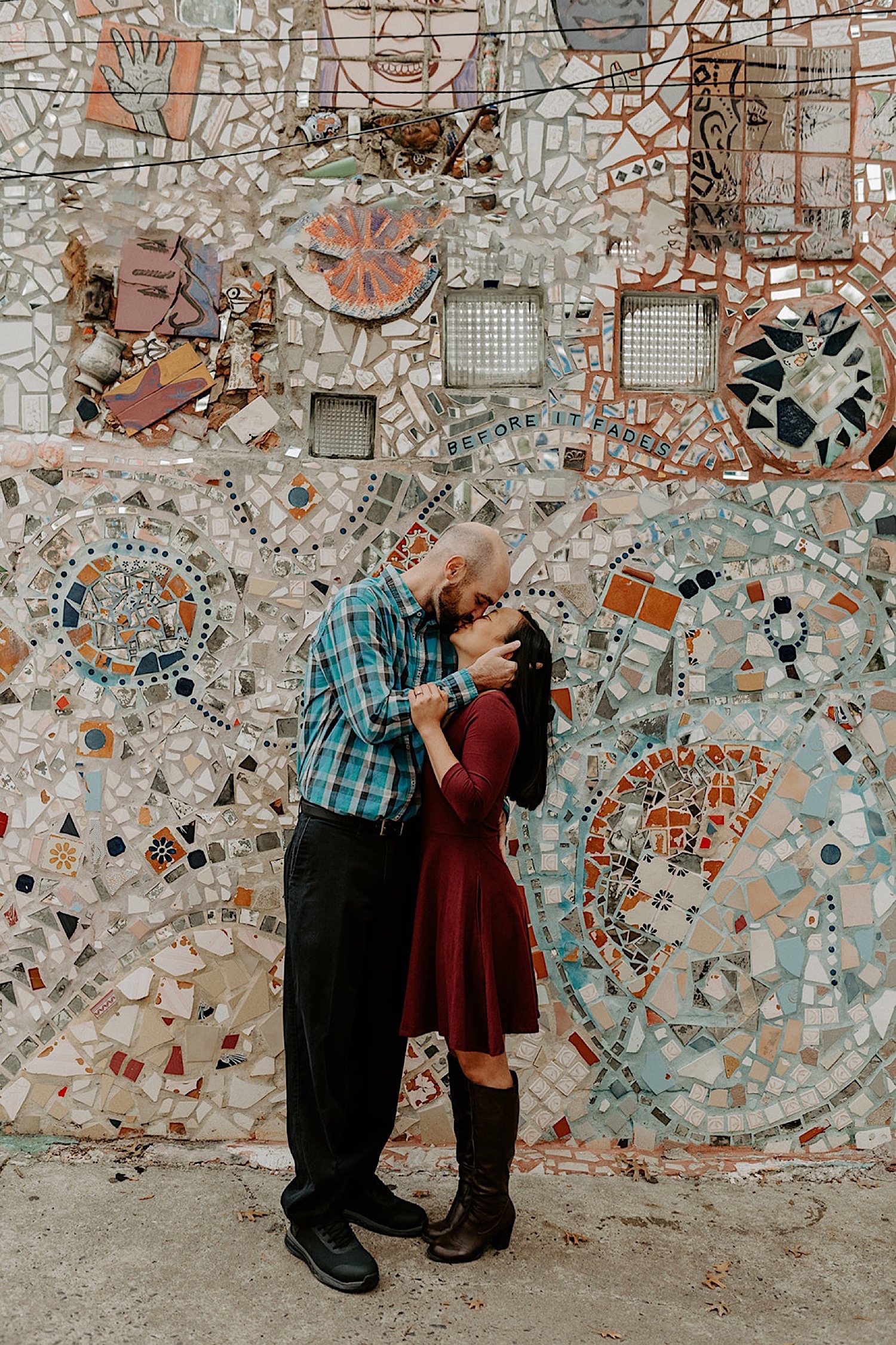 166 Magic Garden Philadelphia Engagement Photos Philadelphia Wedding Photographer