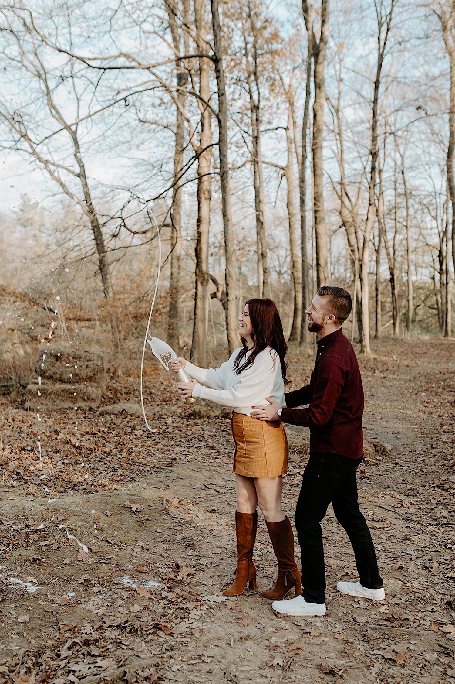 177 Tyler State Park Engagement Photos Philadelphia Wedding Photographer Pennsylvania Wedding Photographer Outdoor Engagement Photos Fall Engagement Photos