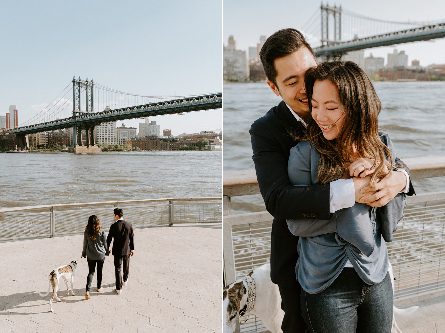 New York City Proposal NYC Wedding Photographer Downtown Manhattan Engagement Session 1