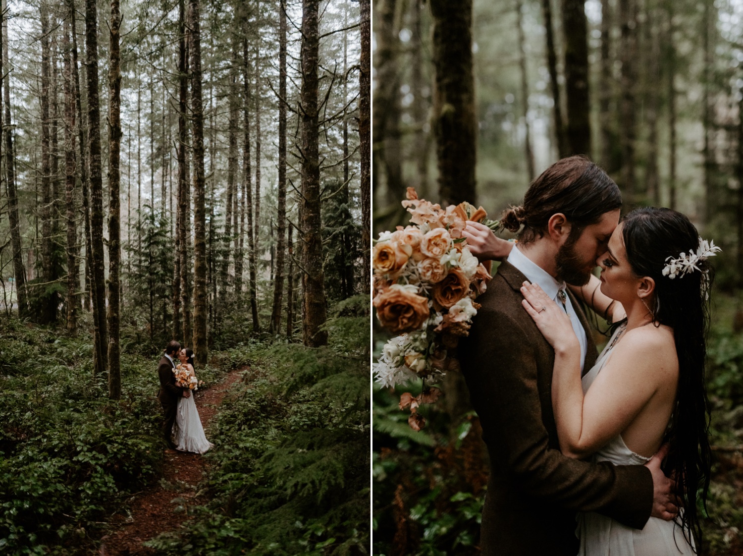 The Woodlands House Sandy Oregon Elopement Portland Elopement Photographer PNW Adventurous Elopement Anais Possamai Photography 039