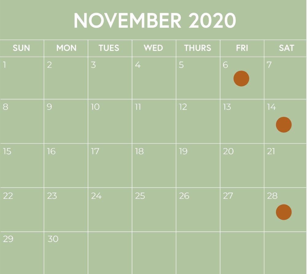 November Calendar