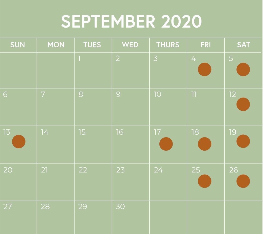 September Calendar
