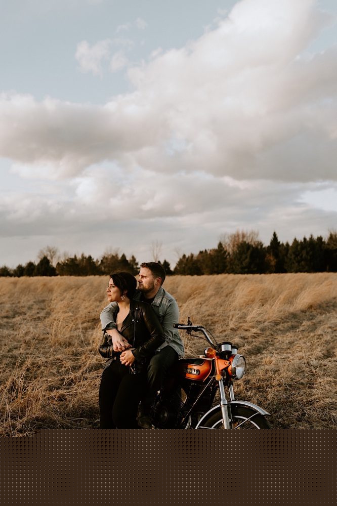 Motorcycle Ecouple Session Winter Couple Session NJ Wedding Photographer 2445