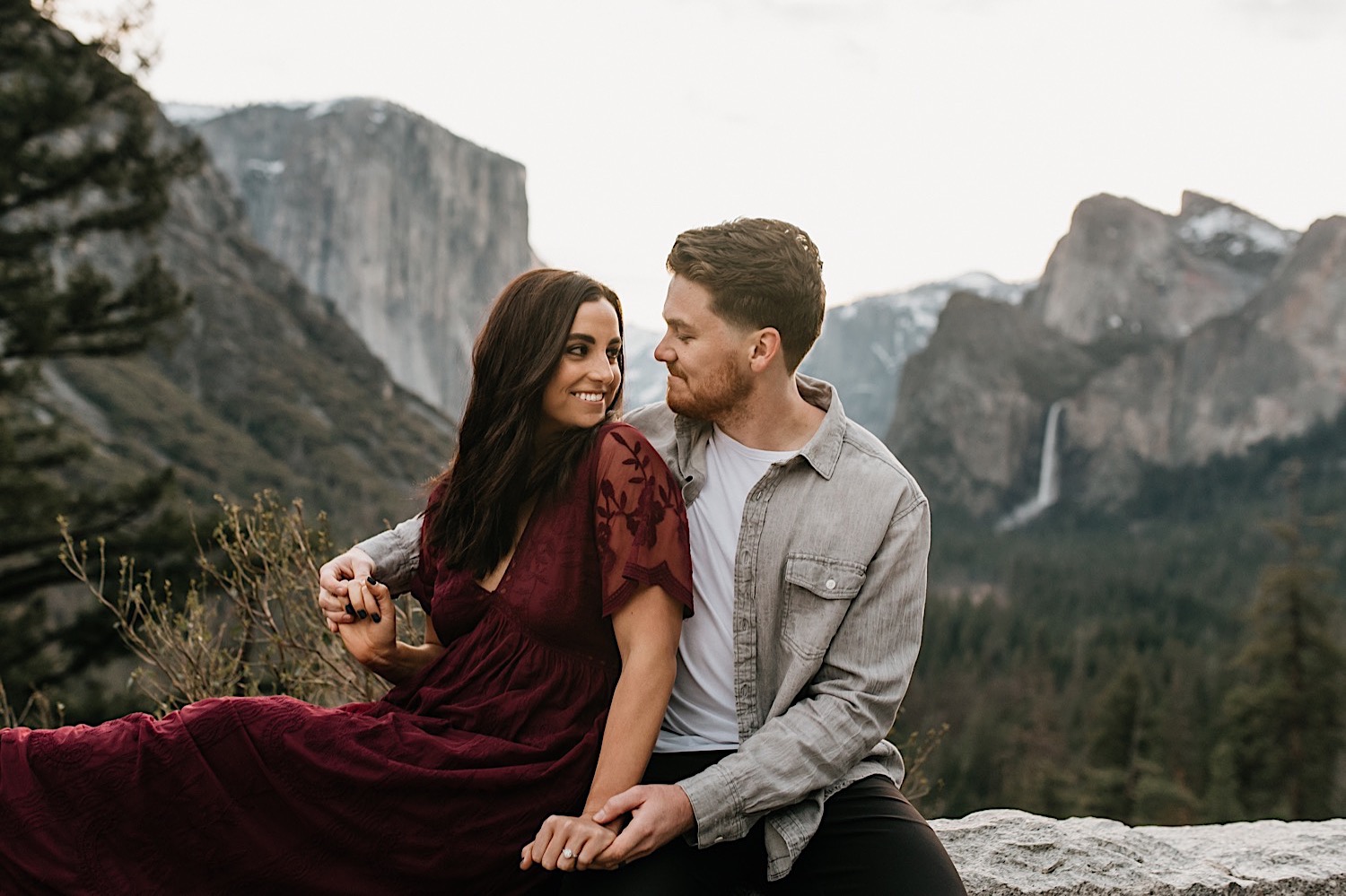 Yosemite National Park Enagement Session California Wedding Photographer 01